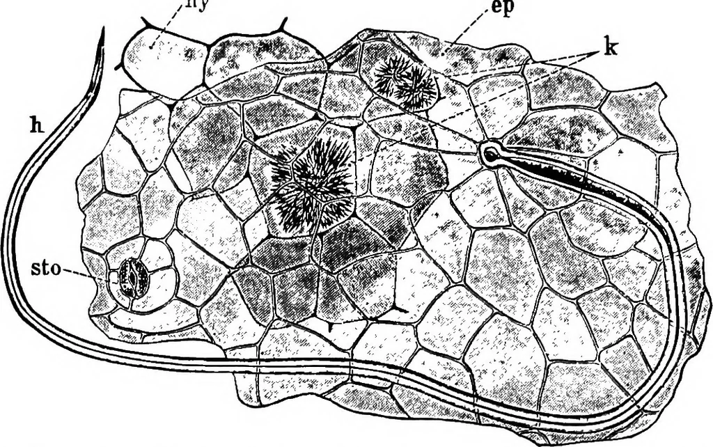 An illustration from The microscopy of vegetable foods : with special reference to the detection of adulteration and the diagnosis of mixtures, 1906, leaf 368