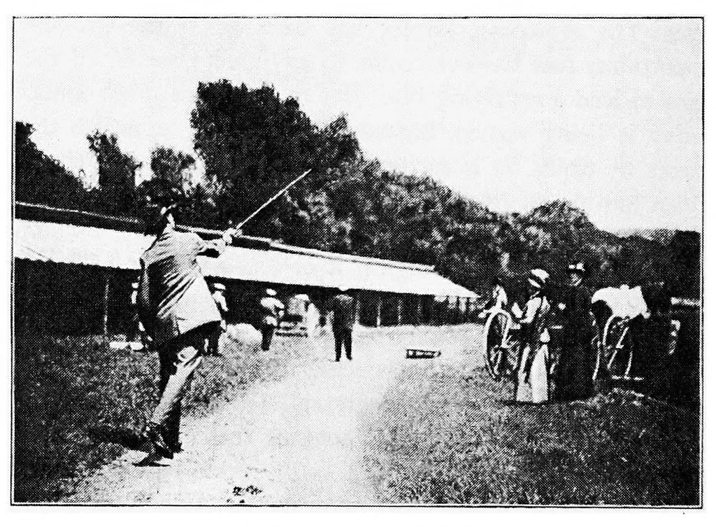 An illustration from Play and recreation for the open country, 1914, leaf 193