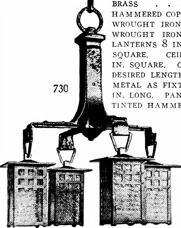 An illustration from Craftsman furnishing for the home, 1912, leaf 15