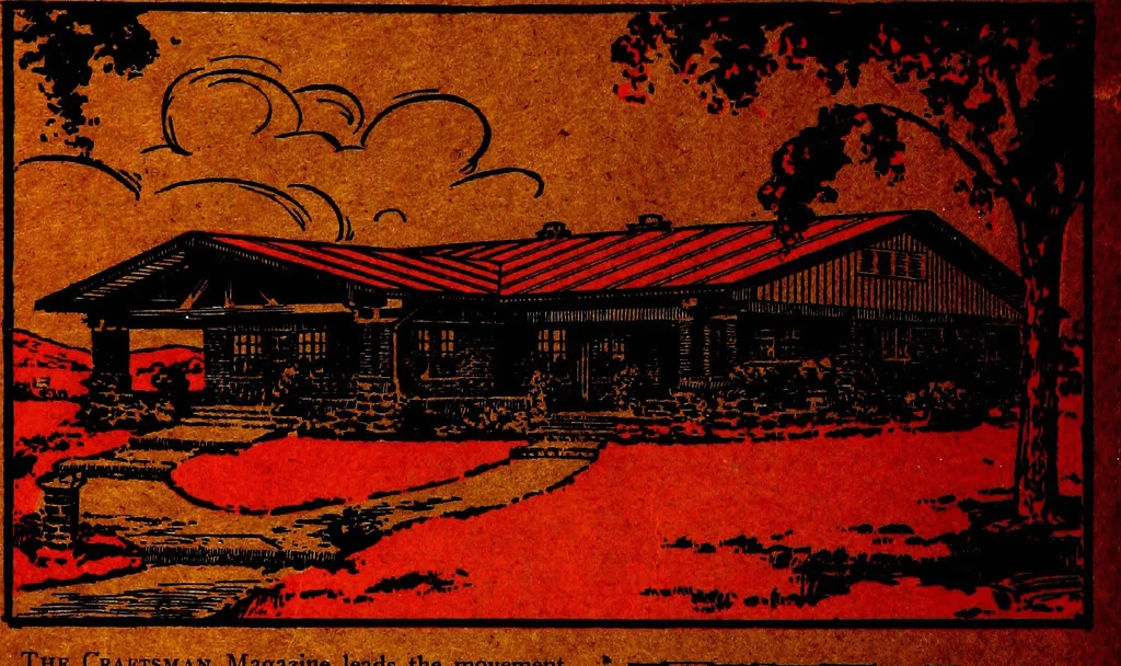 An illustration from Craftsman furnishing for the home, 1912, leaf 69