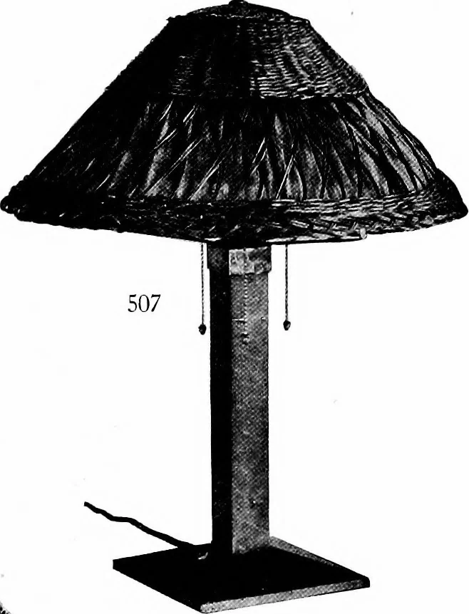 An illustration from Craftsman furnishing for the home, 1912, leaf 8