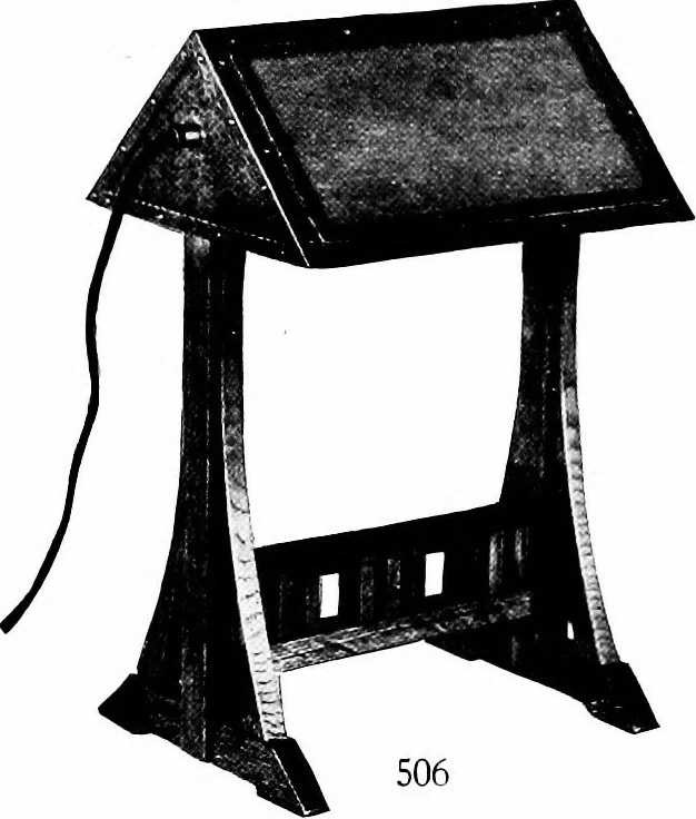 An illustration from Craftsman furnishing for the home, 1912, leaf 9