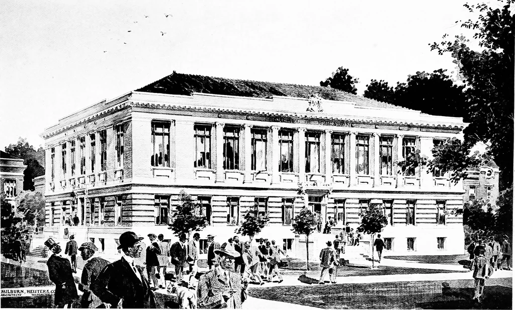 An illustration from Selections from the latest work of Milburn, Heister & Co., architects, 1919, leaf 64