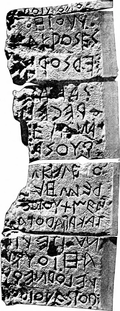 An illustration from Introduction to the study of Latin inscriptions, 1896, leaf 488