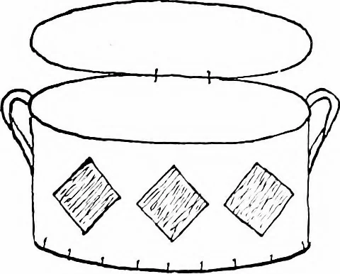 An illustration from Seat work and industrial occupations; a practical course for primary grades, 1905, leaf 67