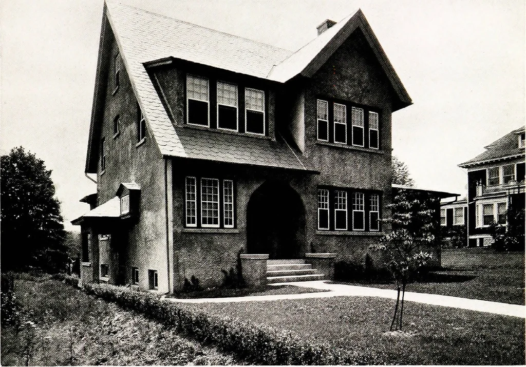An illustration from Fireproof construction : for houses and other buildings of moderate cost, 1911, leaf 14