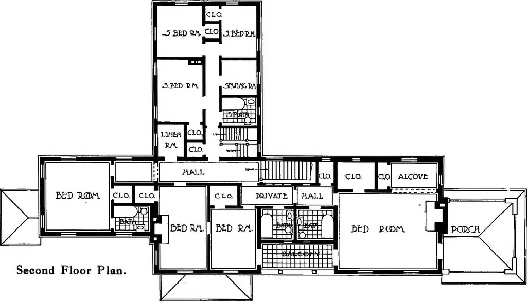 An illustration from Fireproof construction : for houses and other buildings of moderate cost, 1911, leaf 21
