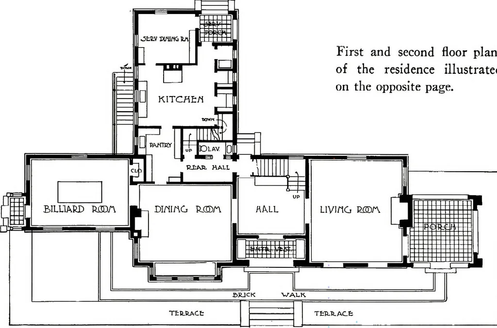An illustration from Fireproof construction : for houses and other buildings of moderate cost, 1911, leaf 21