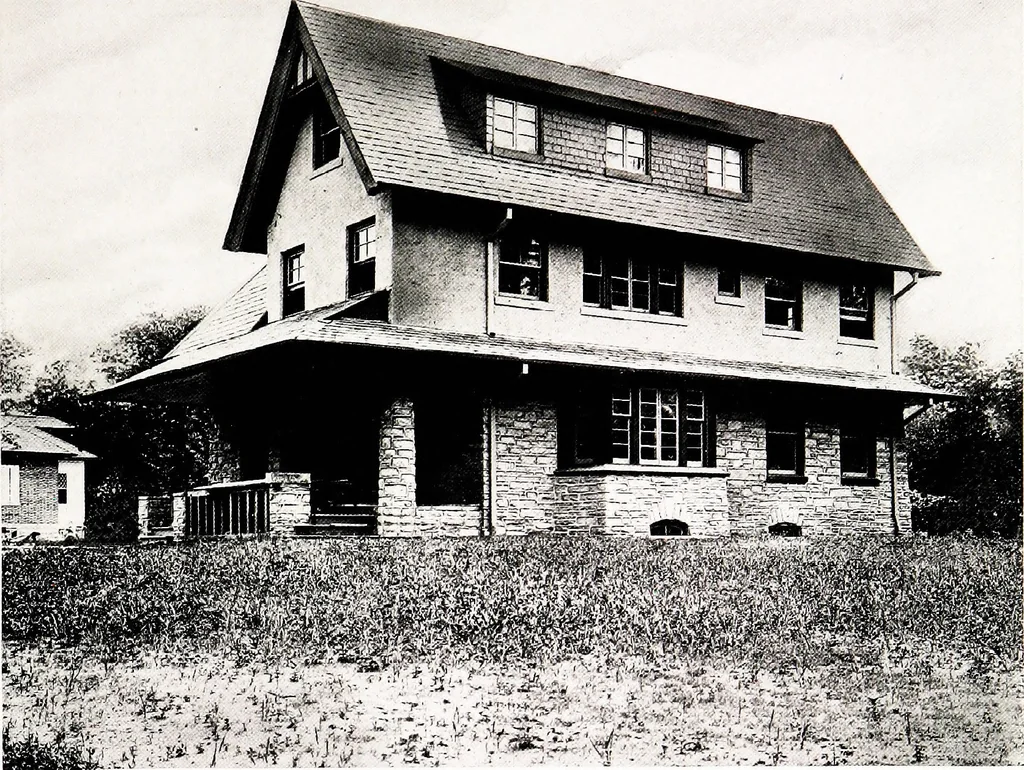 An illustration from Fireproof construction : for houses and other buildings of moderate cost, 1911, leaf 30