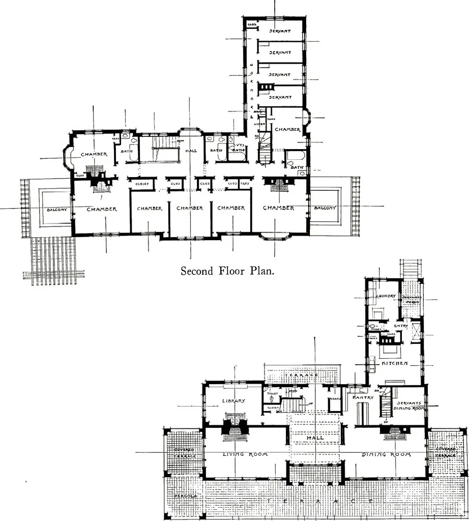An illustration from Fireproof construction : for houses and other buildings of moderate cost, 1911, leaf 33