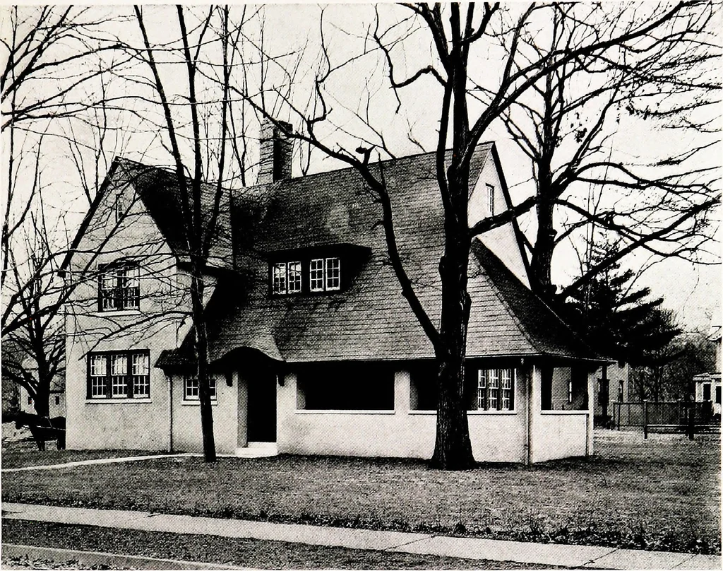 An illustration from Fireproof construction : for houses and other buildings of moderate cost, 1911, leaf 38