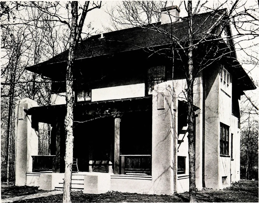 An illustration from Fireproof construction : for houses and other buildings of moderate cost, 1911, leaf 40