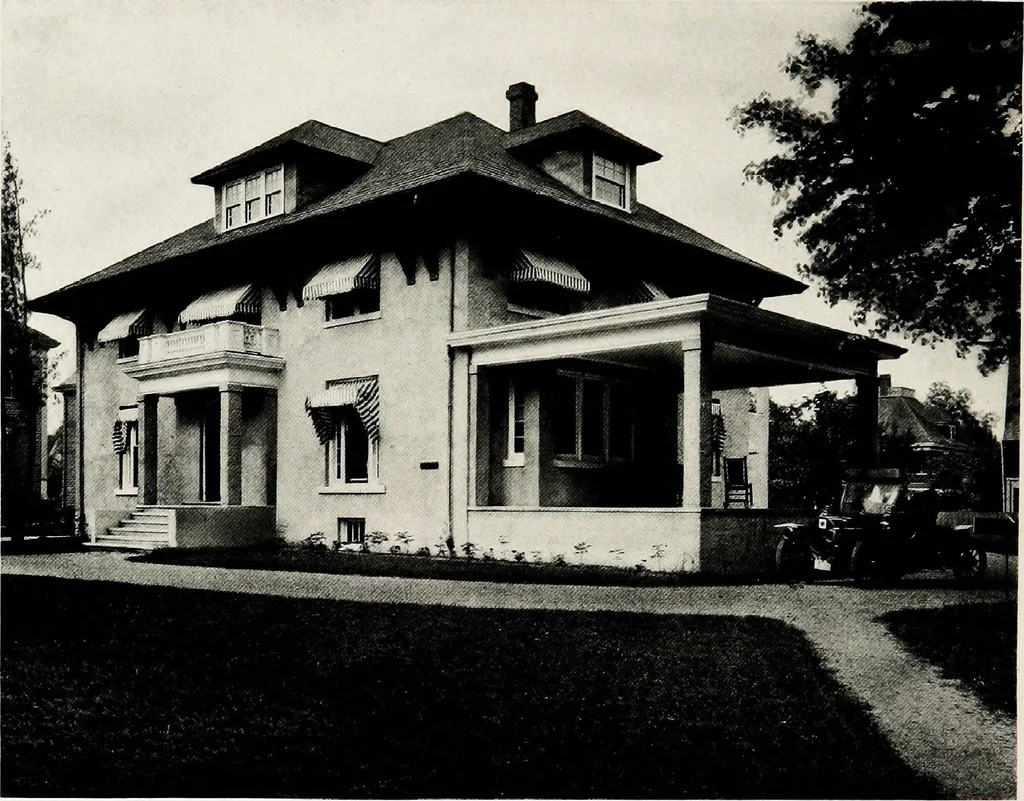 An illustration from Fireproof construction : for houses and other buildings of moderate cost, 1911, leaf 41
