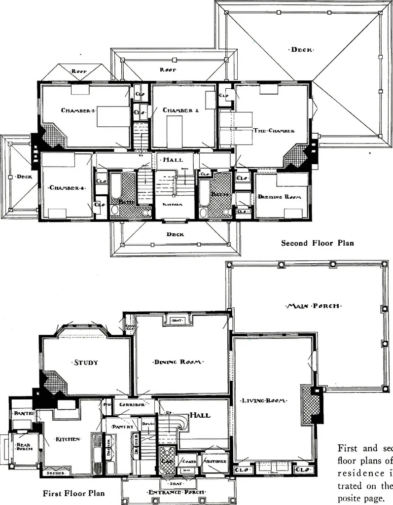 An illustration from Fireproof construction : for houses and other buildings of moderate cost, 1911, leaf 43