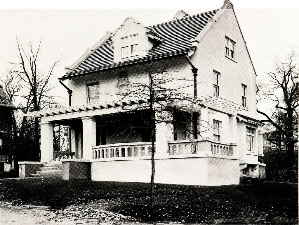 An illustration from Fireproof construction : for houses and other buildings of moderate cost, 1911, leaf 46