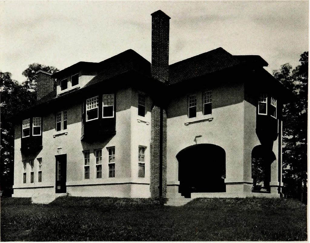An illustration from Fireproof construction : for houses and other buildings of moderate cost, 1911, leaf 47