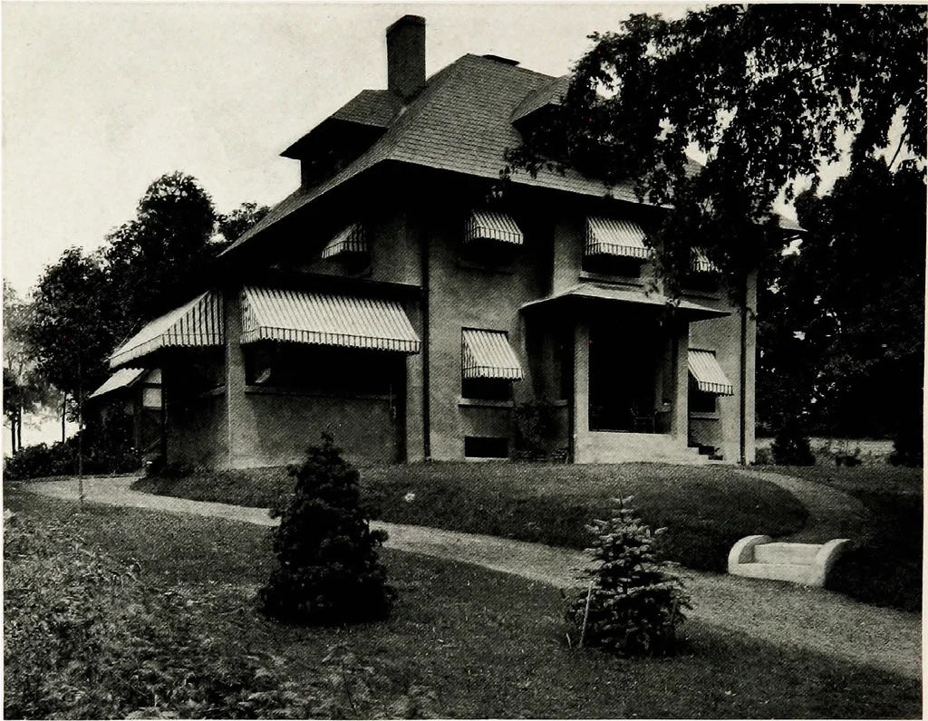 An illustration from Fireproof construction : for houses and other buildings of moderate cost, 1911, leaf 49