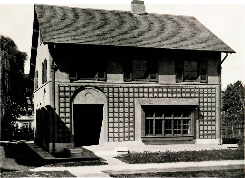 An illustration from Fireproof construction : for houses and other buildings of moderate cost, 1911, leaf 52