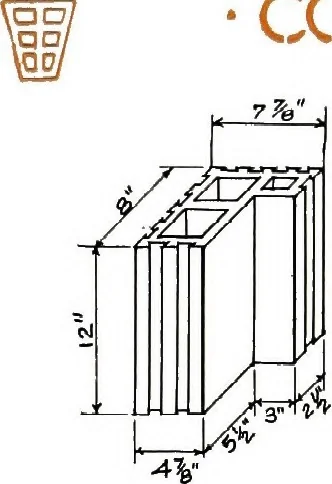 An illustration from Fireproof construction : for houses and other buildings of moderate cost, 1911, leaf 74