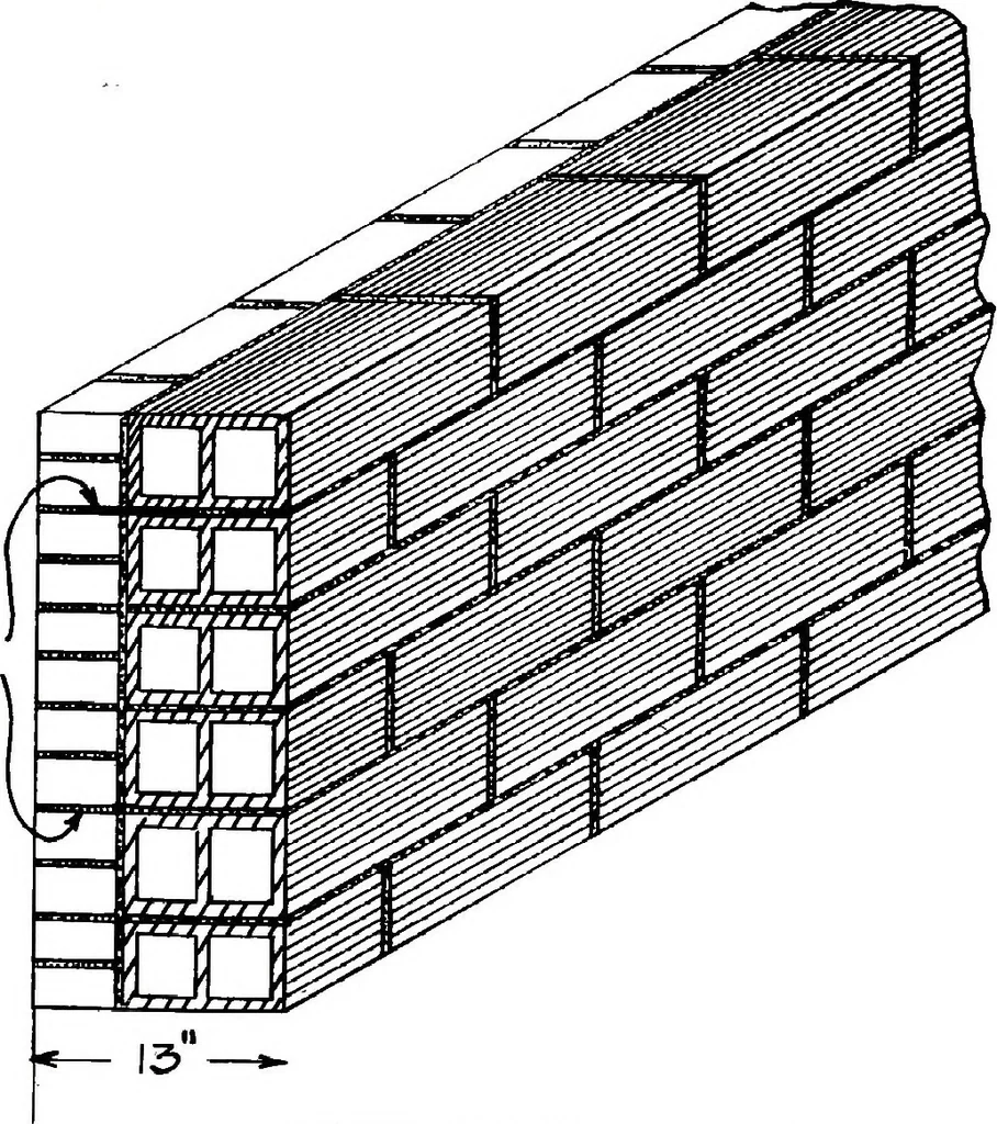 An illustration from Fireproof construction : for houses and other buildings of moderate cost, 1911, leaf 77