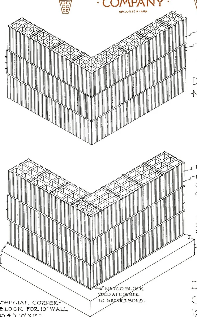 An illustration from Fireproof construction : for houses and other buildings of moderate cost, 1911, leaf 79
