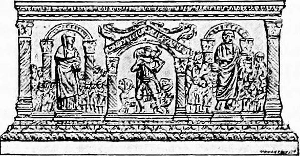 An illustration from The story of art throughout the ages; an illustrated record, 1904, leaf 105