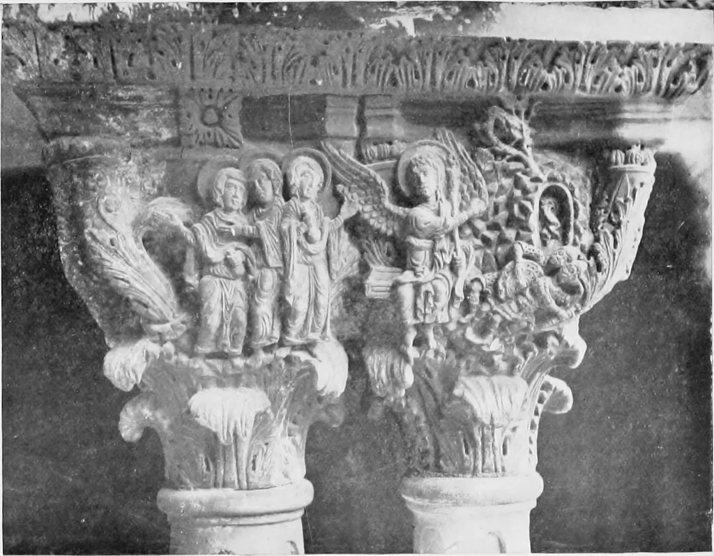 An illustration from Mediaeval Sicily, aspects of life and art in the middle ages, 1910, leaf 350