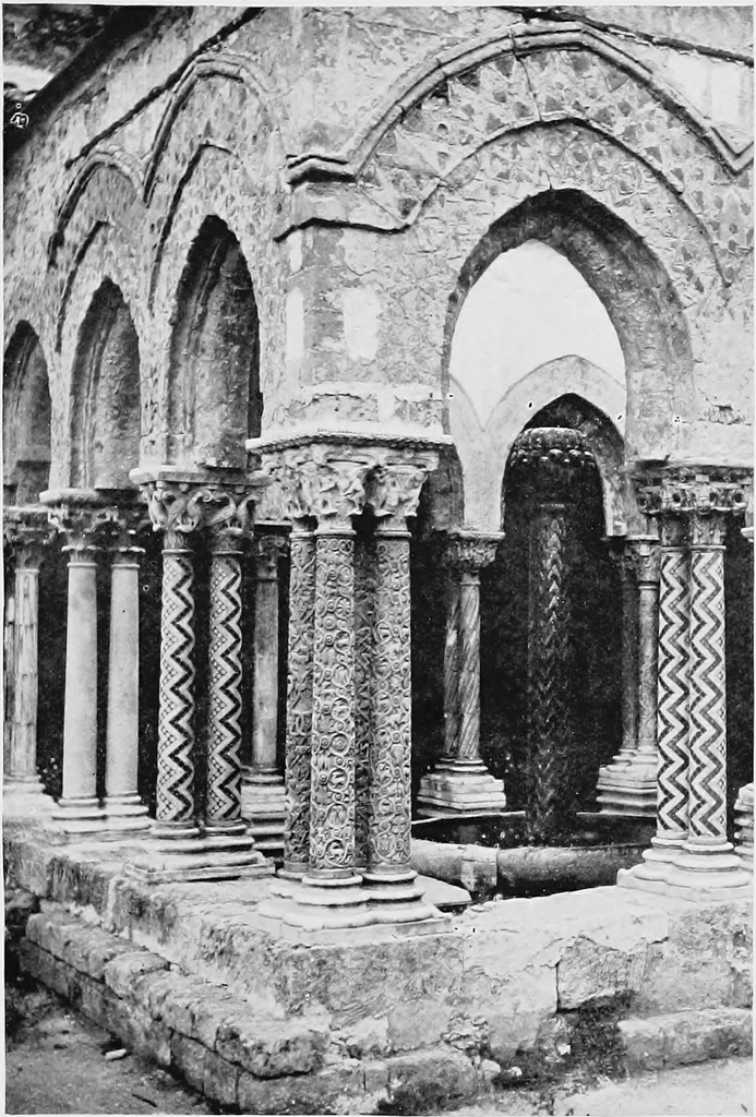 An illustration from Mediaeval Sicily, aspects of life and art in the middle ages, 1910, leaf 358