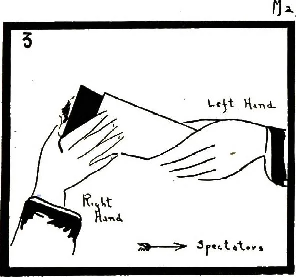 An illustration from New and original magic : comprising a number of novel and entertaining effects, a fund of information for the professional artist and his younger brother, the amateur, 1922, leaf 129