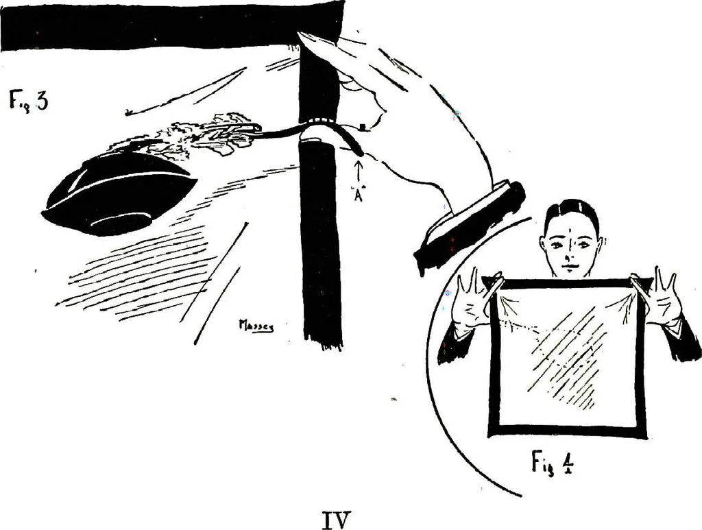 An illustration from New and original magic : comprising a number of novel and entertaining effects, a fund of information for the professional artist and his younger brother, the amateur, 1922, leaf 29