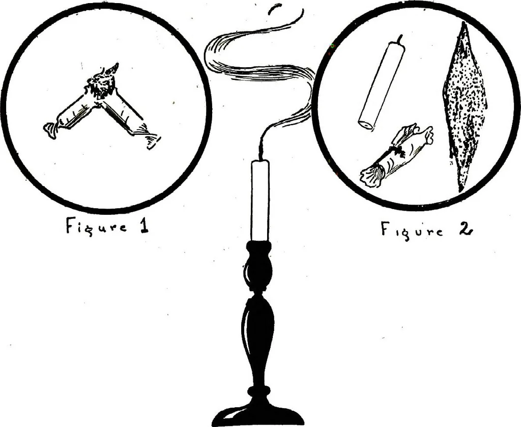 An illustration from New and original magic : comprising a number of novel and entertaining effects, a fund of information for the professional artist and his younger brother, the amateur, 1922, leaf 61