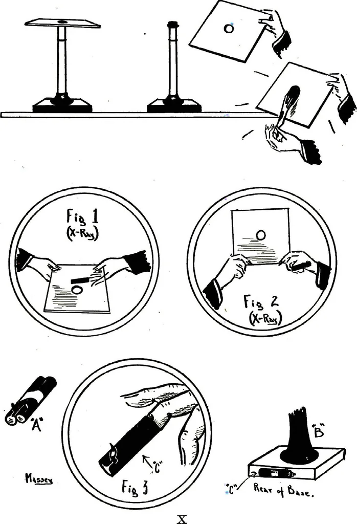 An illustration from New and original magic : comprising a number of novel and entertaining effects, a fund of information for the professional artist and his younger brother, the amateur, 1922, leaf 67