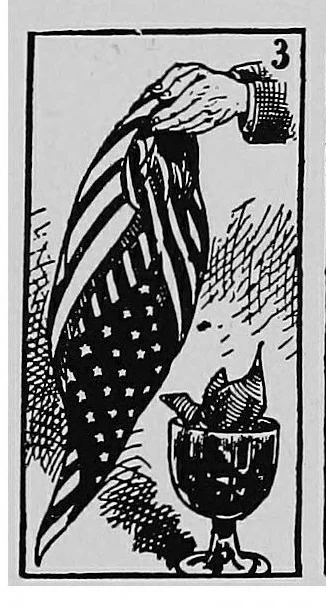 An illustration from "Trix and chatter"; a novelty-serio-comic-magicologue, 1921, leaf 40