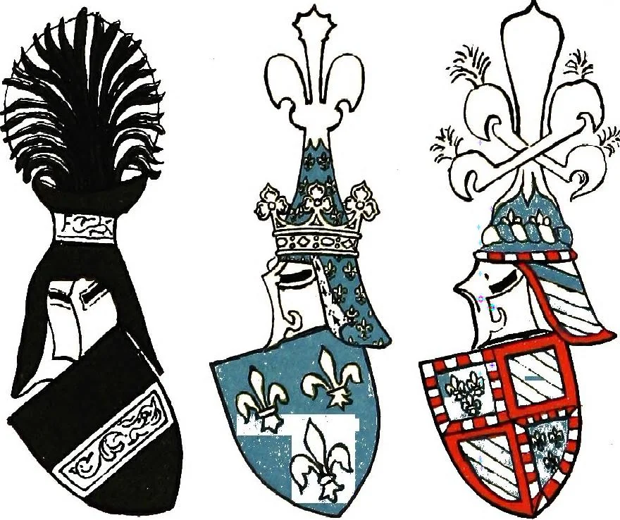 An illustration from A treatise on heraldry, British and foreign : with English and French glossaries, 1892, leaf 187