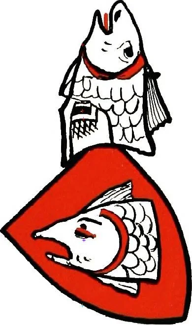 An illustration from A treatise on heraldry, British and foreign : with English and French glossaries, 1892, leaf 193