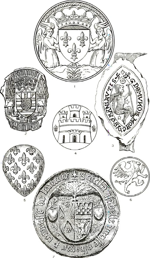 An illustration from A treatise on heraldry, British and foreign : with English and French glossaries, 1892, leaf 73