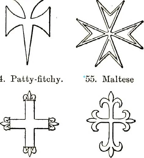 An illustration from A treatise on heraldry, British and foreign : with English and French glossaries, 1892, leaf 249