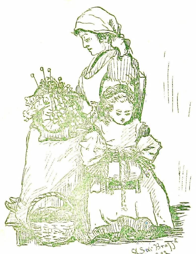 An illustration from A guide to old and new lace in Italy : exhibited at Chicago in 1893, 1893, leaf 10