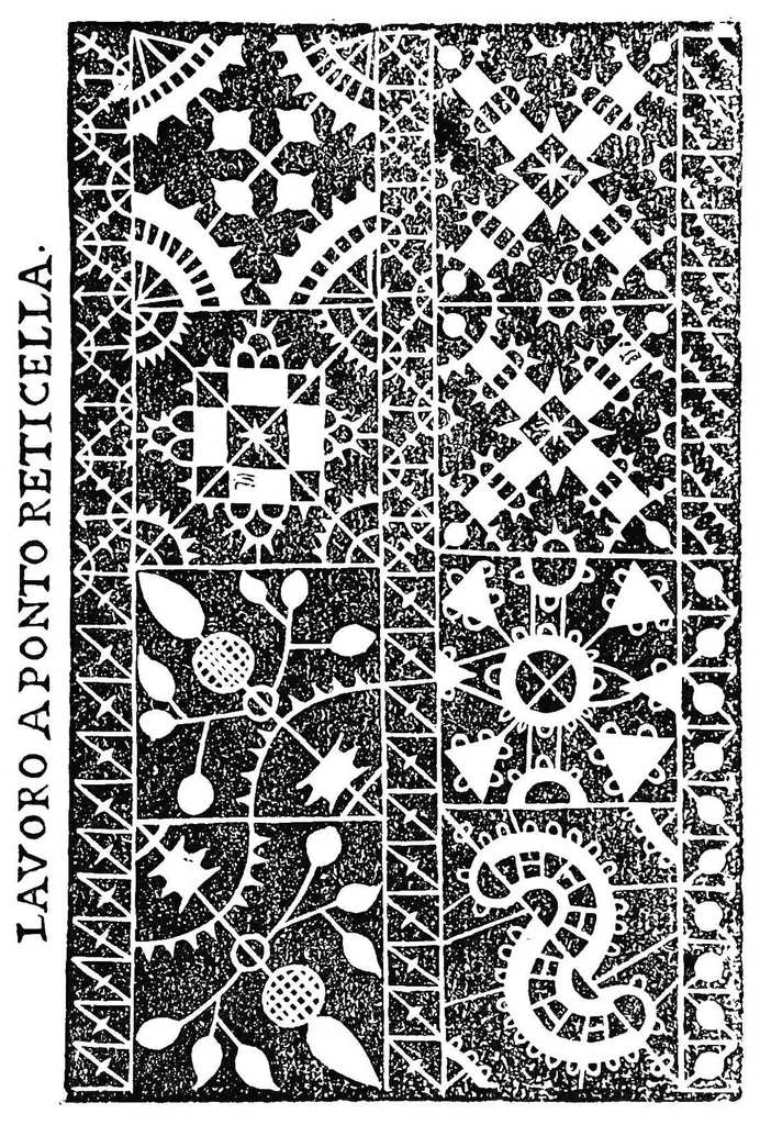 An illustration from A guide to old and new lace in Italy : exhibited at Chicago in 1893, 1893, leaf 34