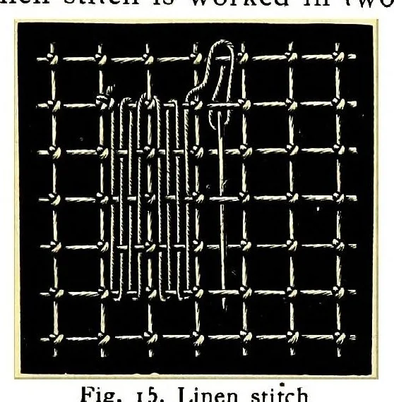 An illustration from Embroidery on net, 1900, leaf 14
