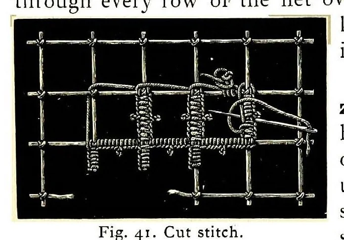 An illustration from Embroidery on net, 1900, leaf 23