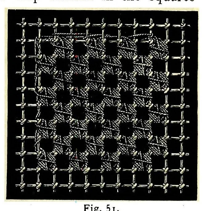 An illustration from Embroidery on net, 1900, leaf 26
