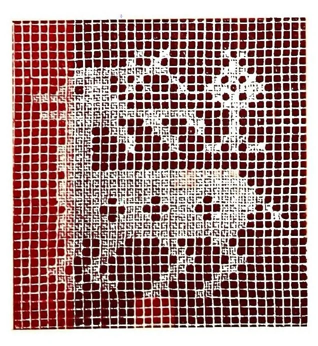 An illustration from Embroidery on net, 1900, leaf 68