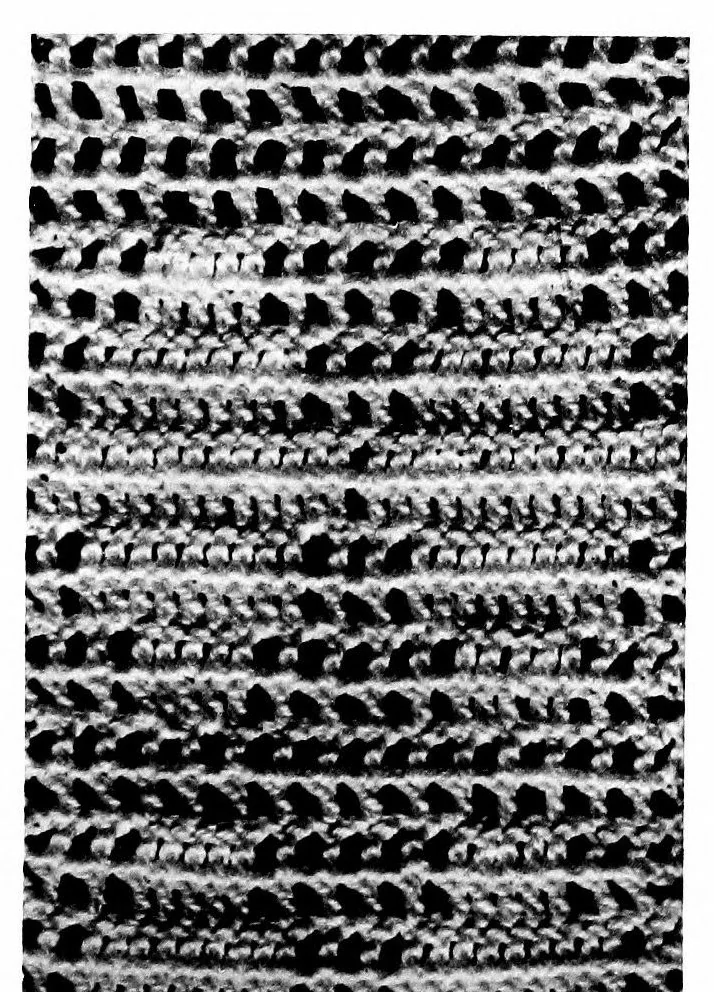 An illustration from Lace-making with crochet hook and knitting needles, 1900, leaf 13
