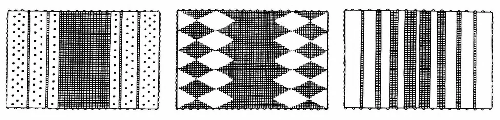 An illustration from Lace-making with crochet hook and knitting needles, 1900, leaf 14