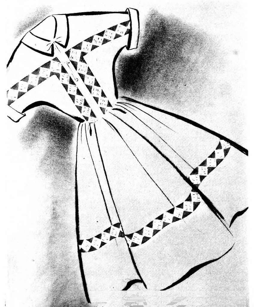 An illustration from Lace-making with crochet hook and knitting needles, 1900, leaf 17