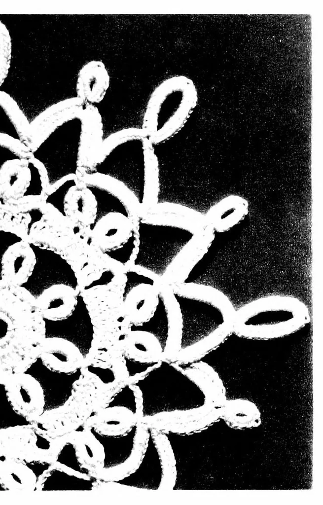 An illustration from Lace-making with crochet hook and knitting needles, 1900, leaf 25