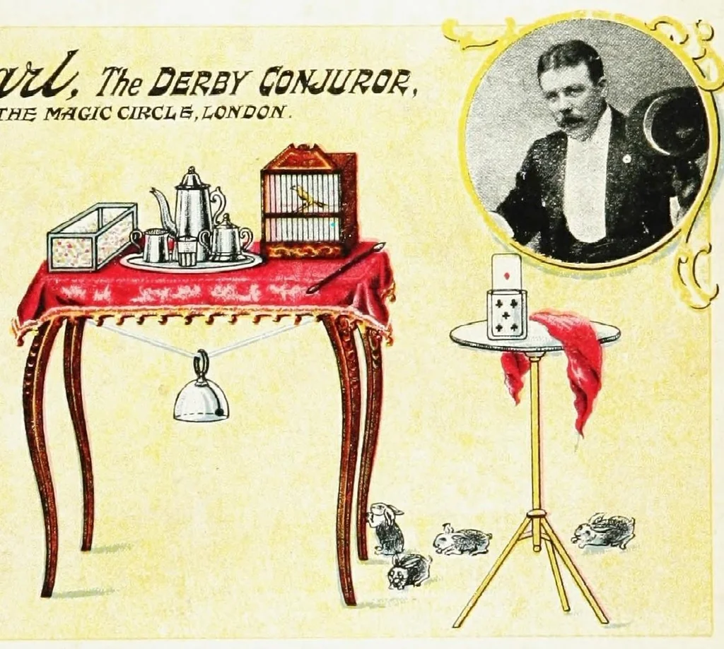 An illustration from Practical conjuring, 1911, leaf 0