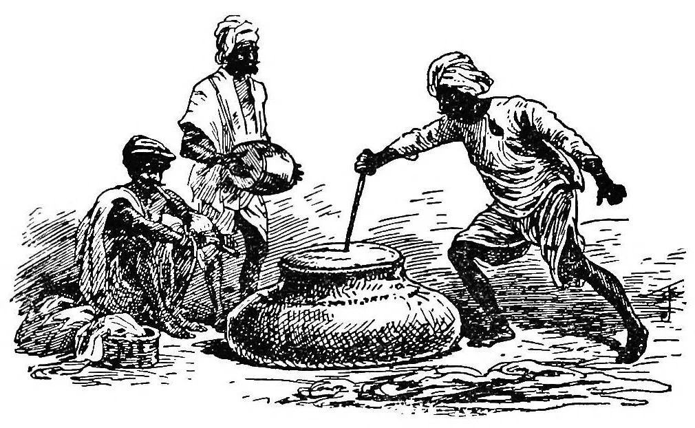An illustration from Hindu magic : an expose of the tricks of the yogis and fakirs of India, 1913, leaf 21