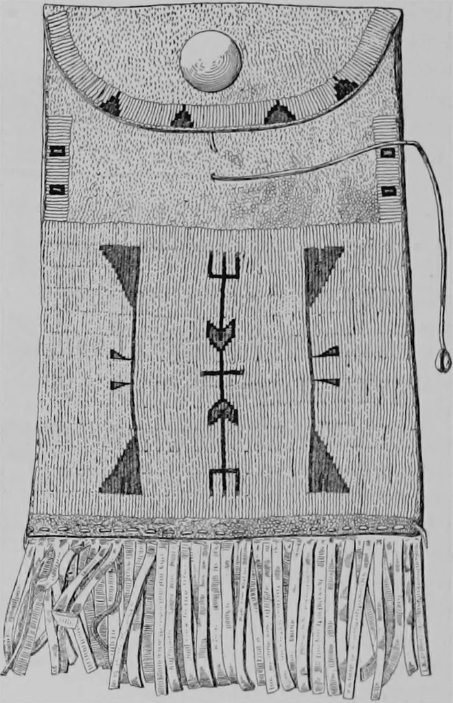 An illustration from The Arapaho, 1902, leaf 105